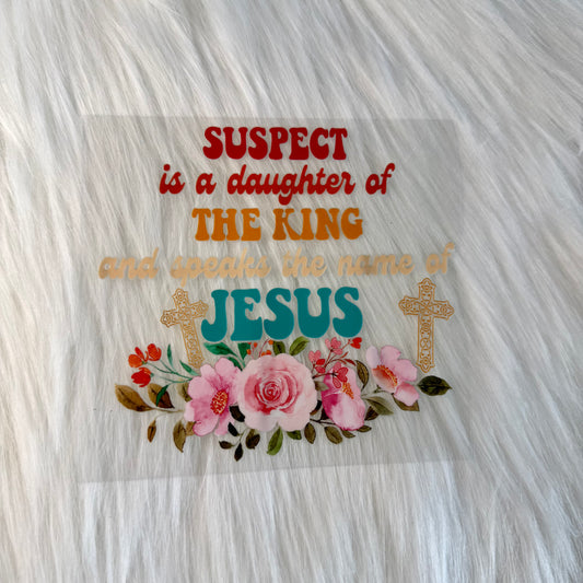 Daughter of the King Decal