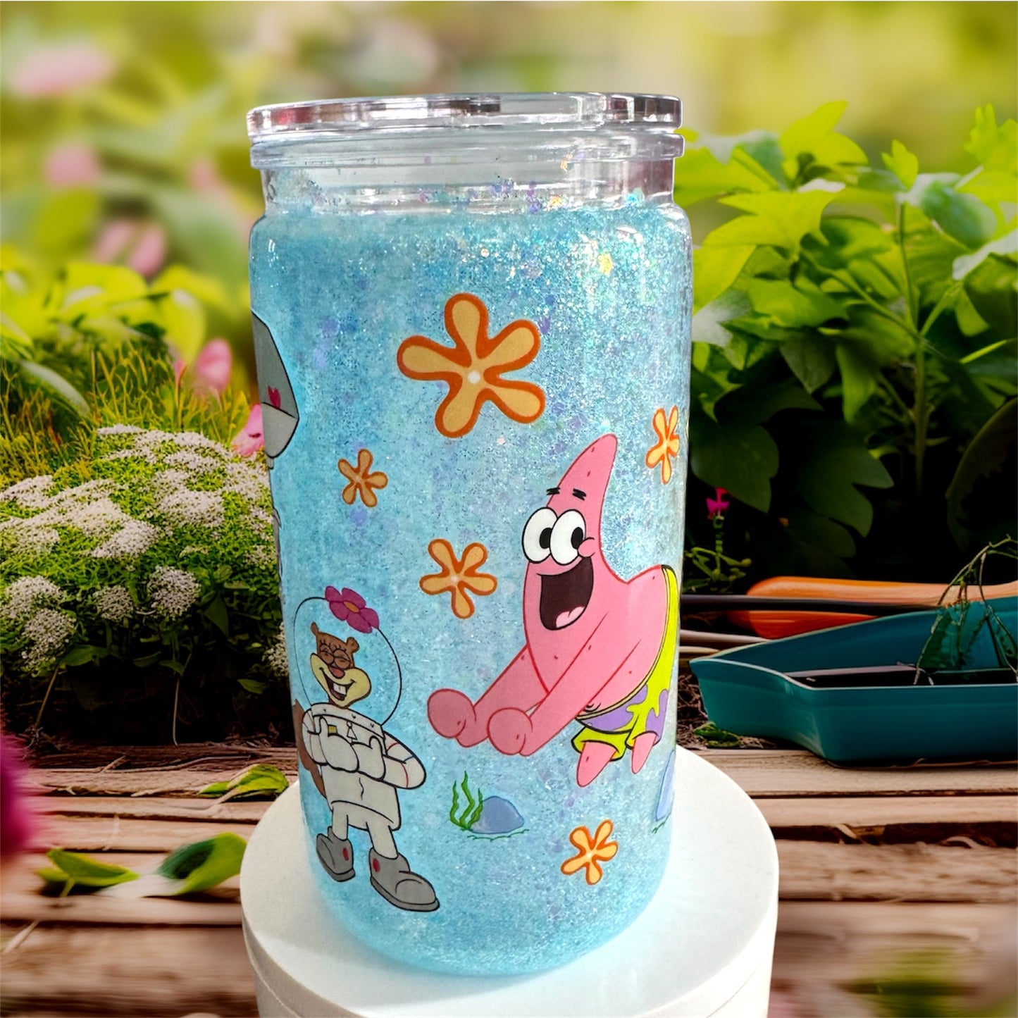Under the Sea Characters Acrylic Snowglobe Cup