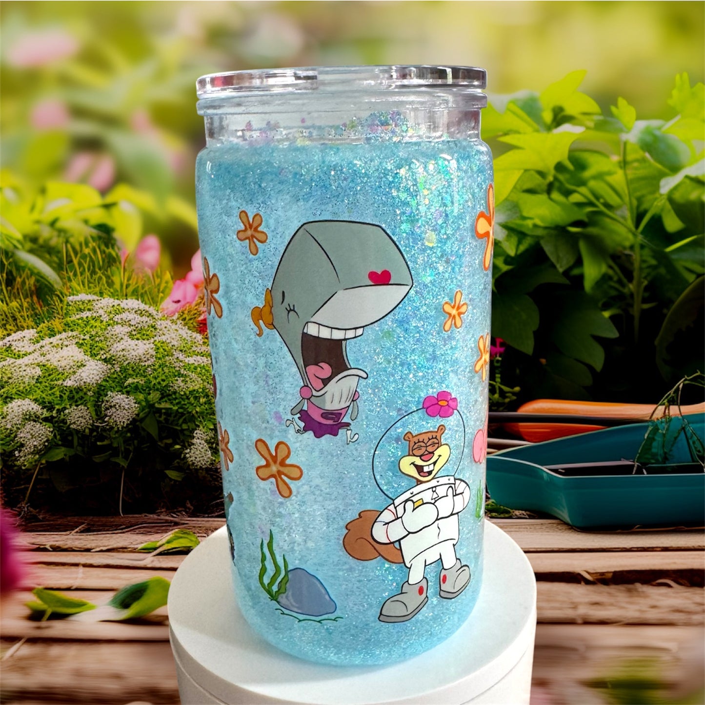 Under the Sea Characters Acrylic Snowglobe Cup