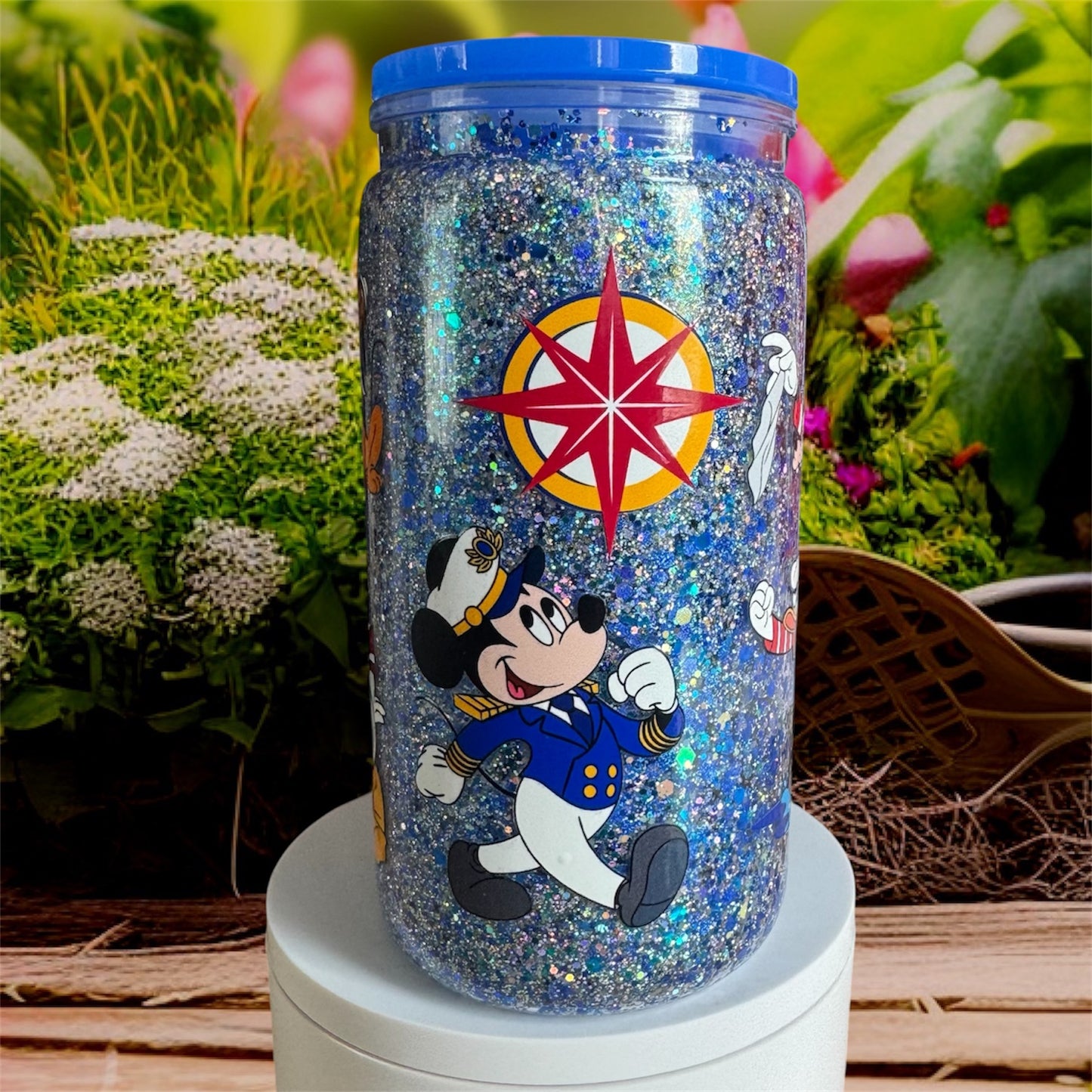 Mickey Freinds Acrylic Snowglobe Cup