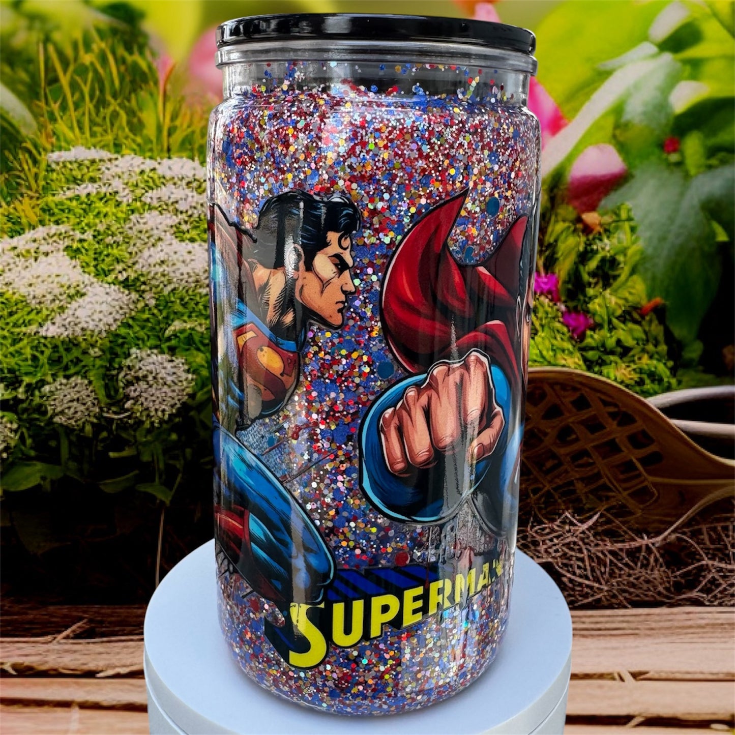 Super Hero Acrylic Snowglobe Cup