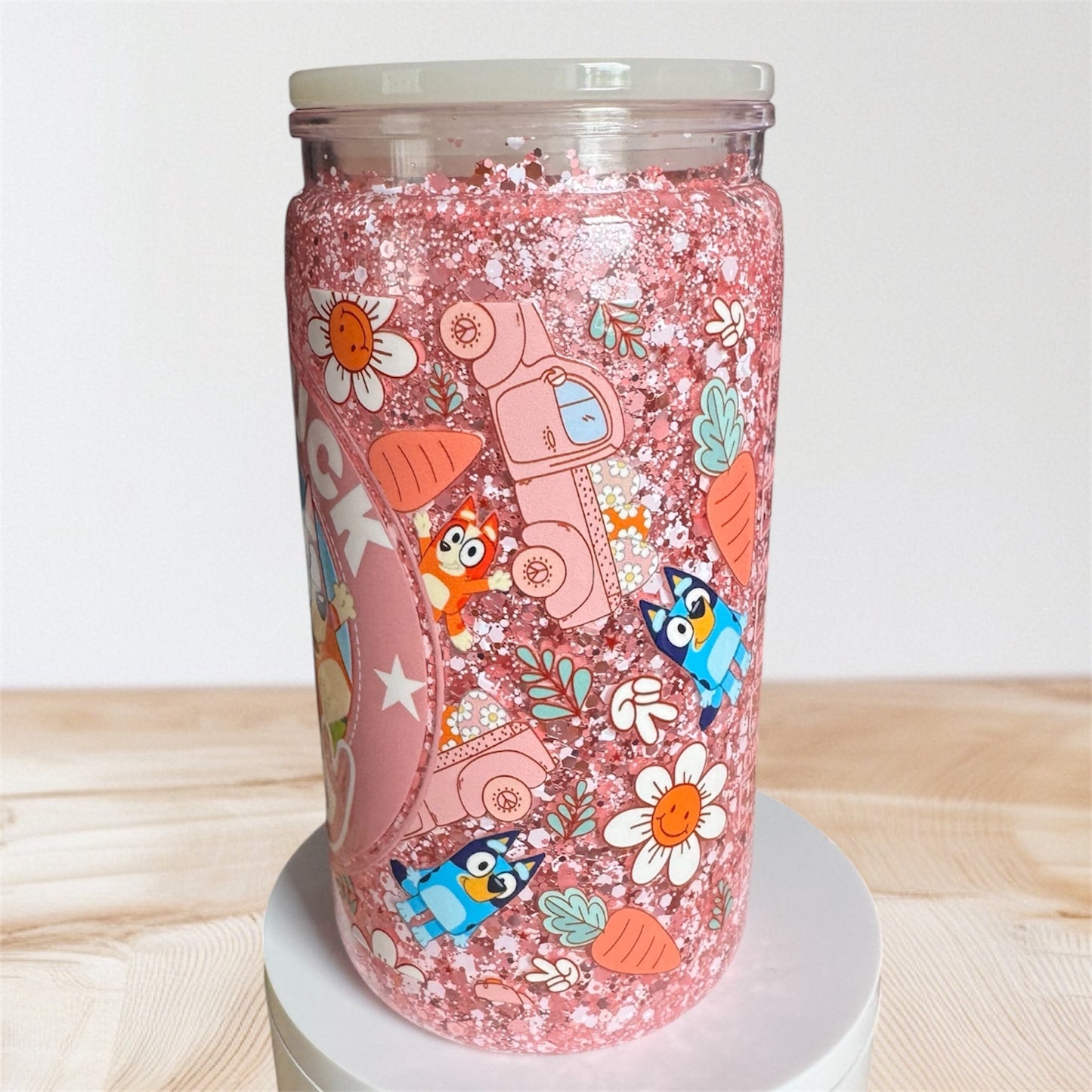 Bluey Acrylic Snowglobe Cup