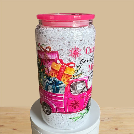 Winter Snowfall Glass Snowglobe Cup