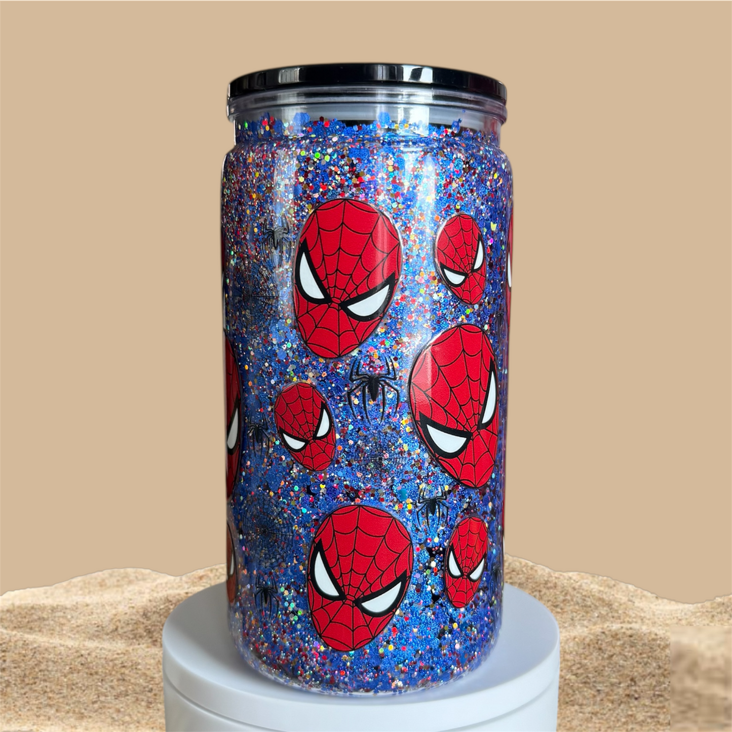 Spidey Acrylic Snowglobe Cup