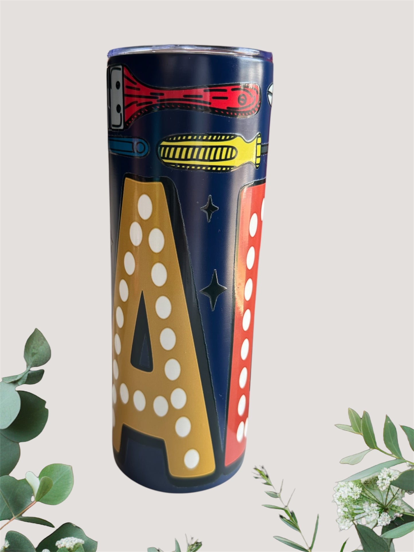 Dad Navy Blue Tumbler