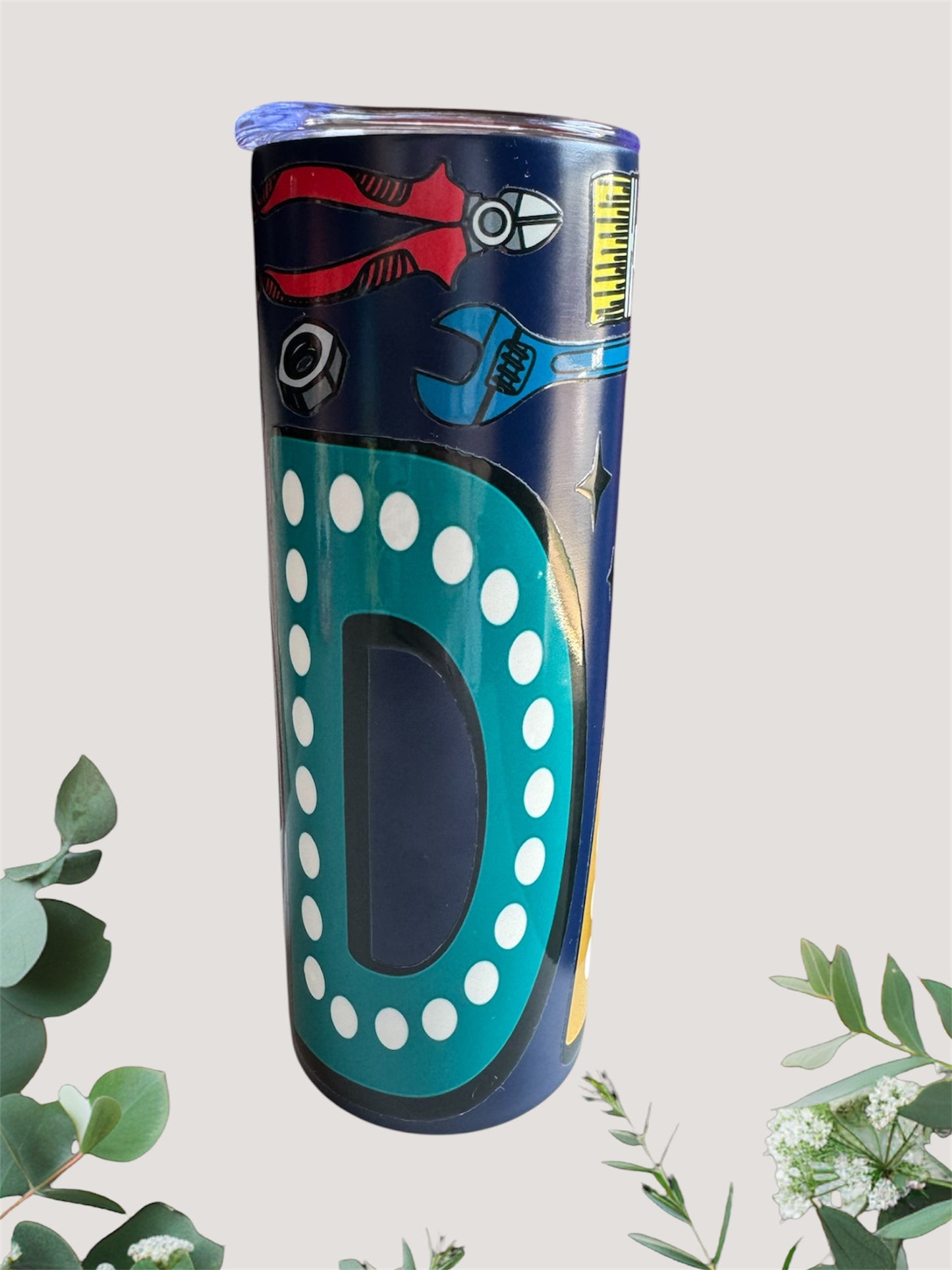 Dad Navy Blue Tumbler