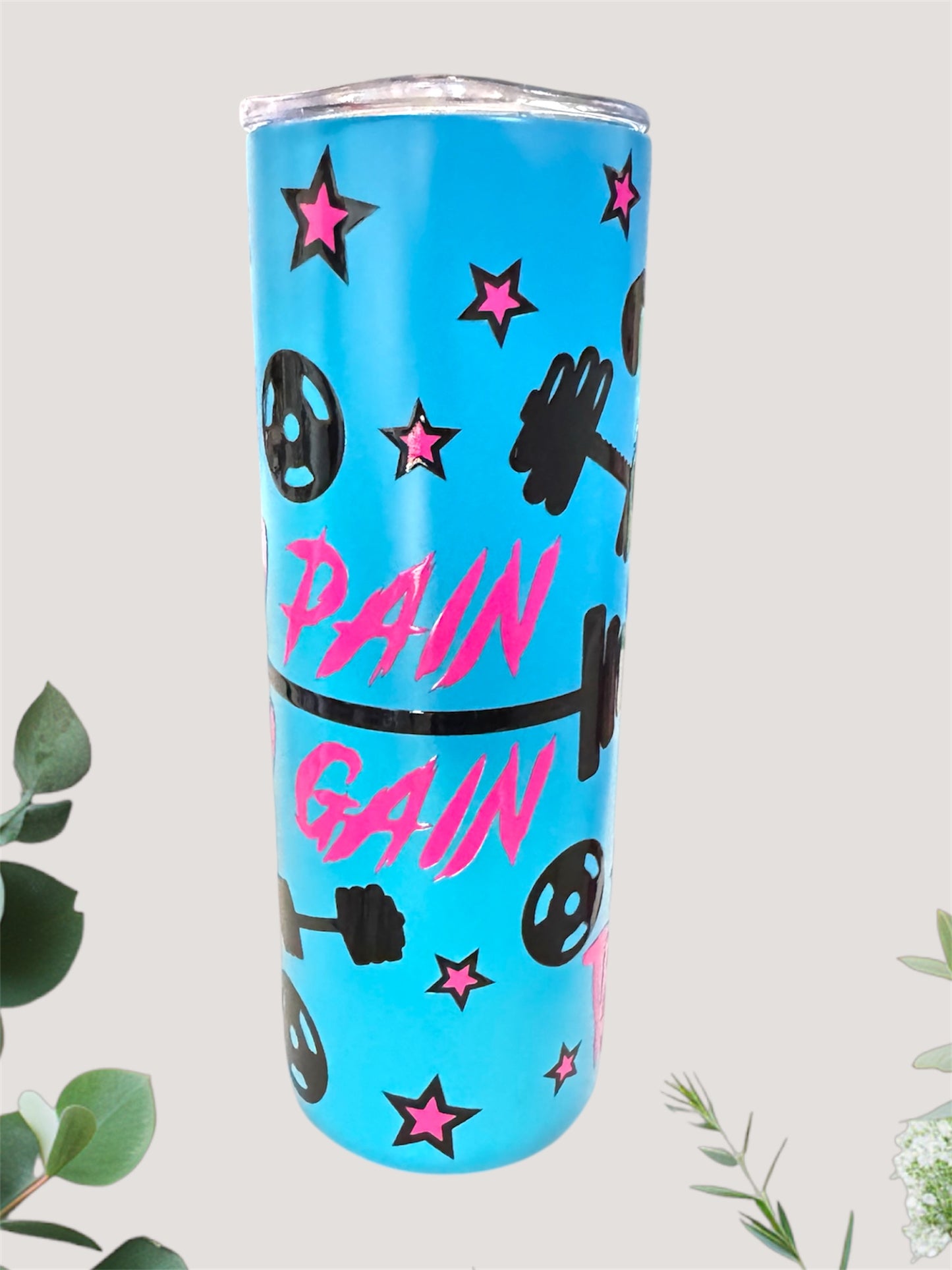 No Pain No Gain Gym Tumbler