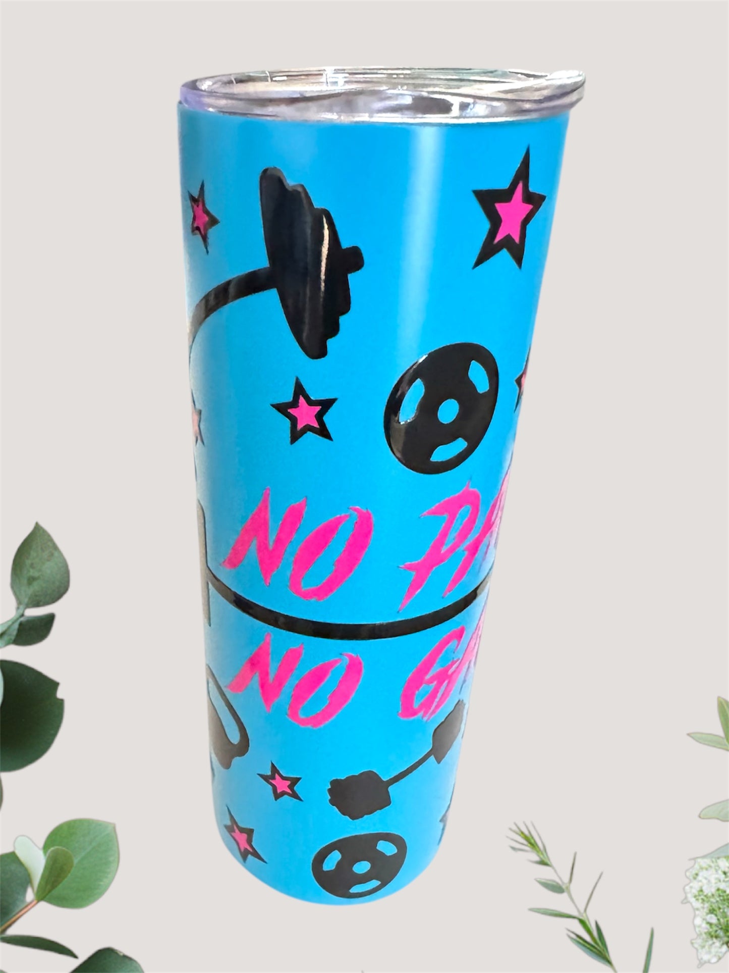 No Pain No Gain Gym Tumbler