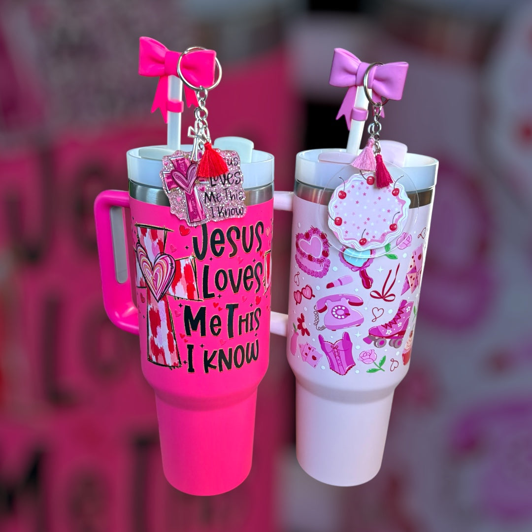 Tumbler with Keychain of Your Choice