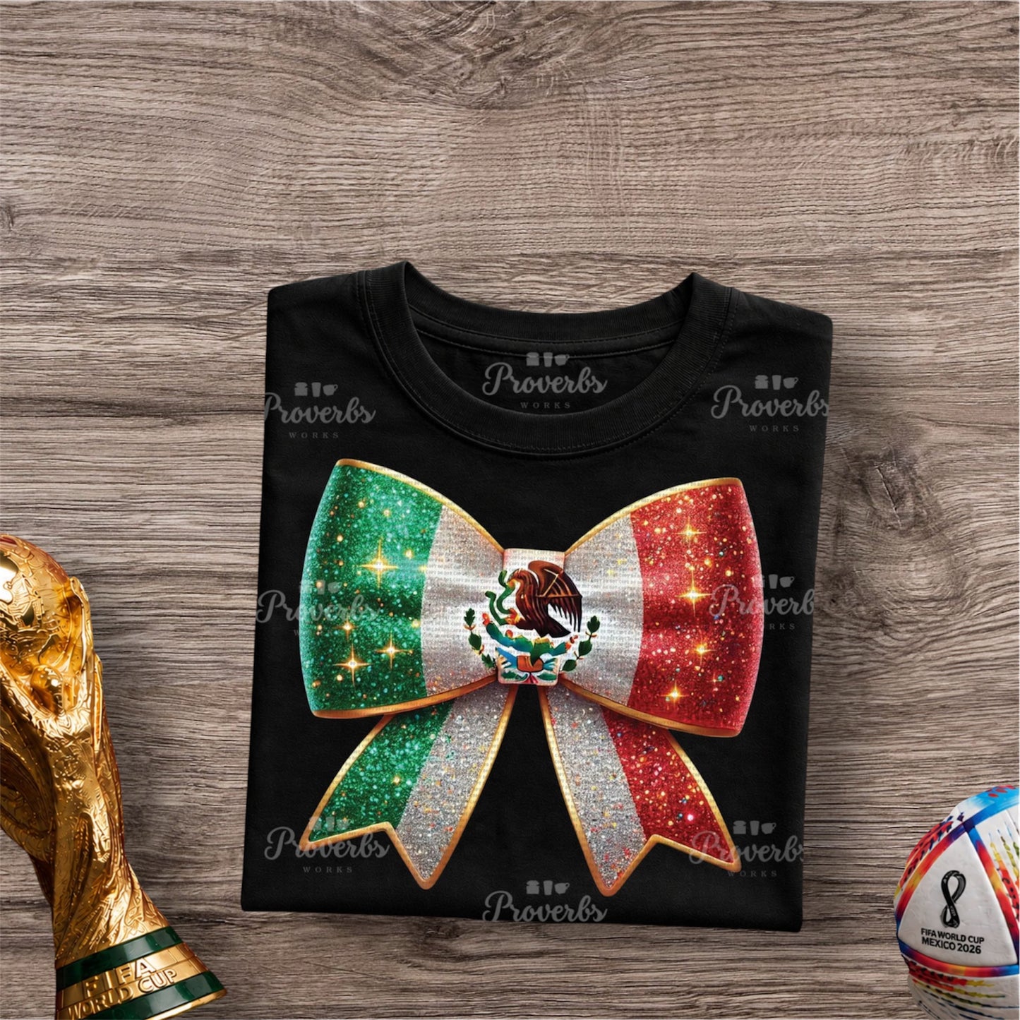 Mexico Glitter Bow T-Shirt