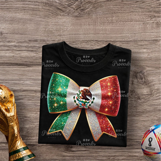Mexico Glitter Bow T-Shirt