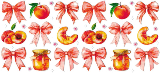 Peach Jam Bows Design