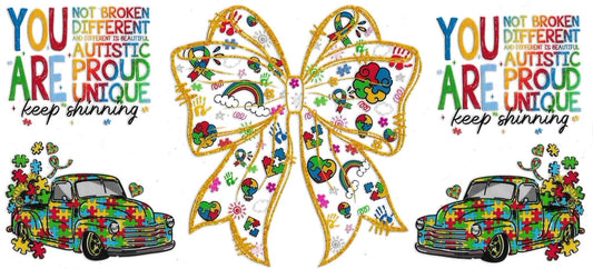 Autistic Proud Unique Design