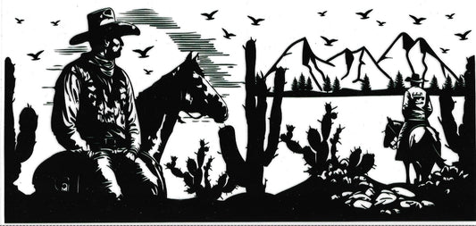 Black Western Style Design