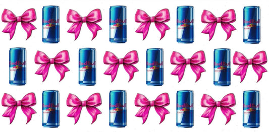 RedBull Cans Bows Design