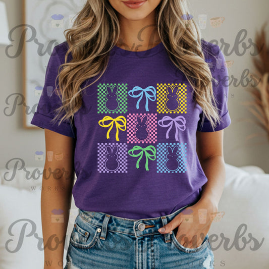 Checkered Bunny T-Shirt