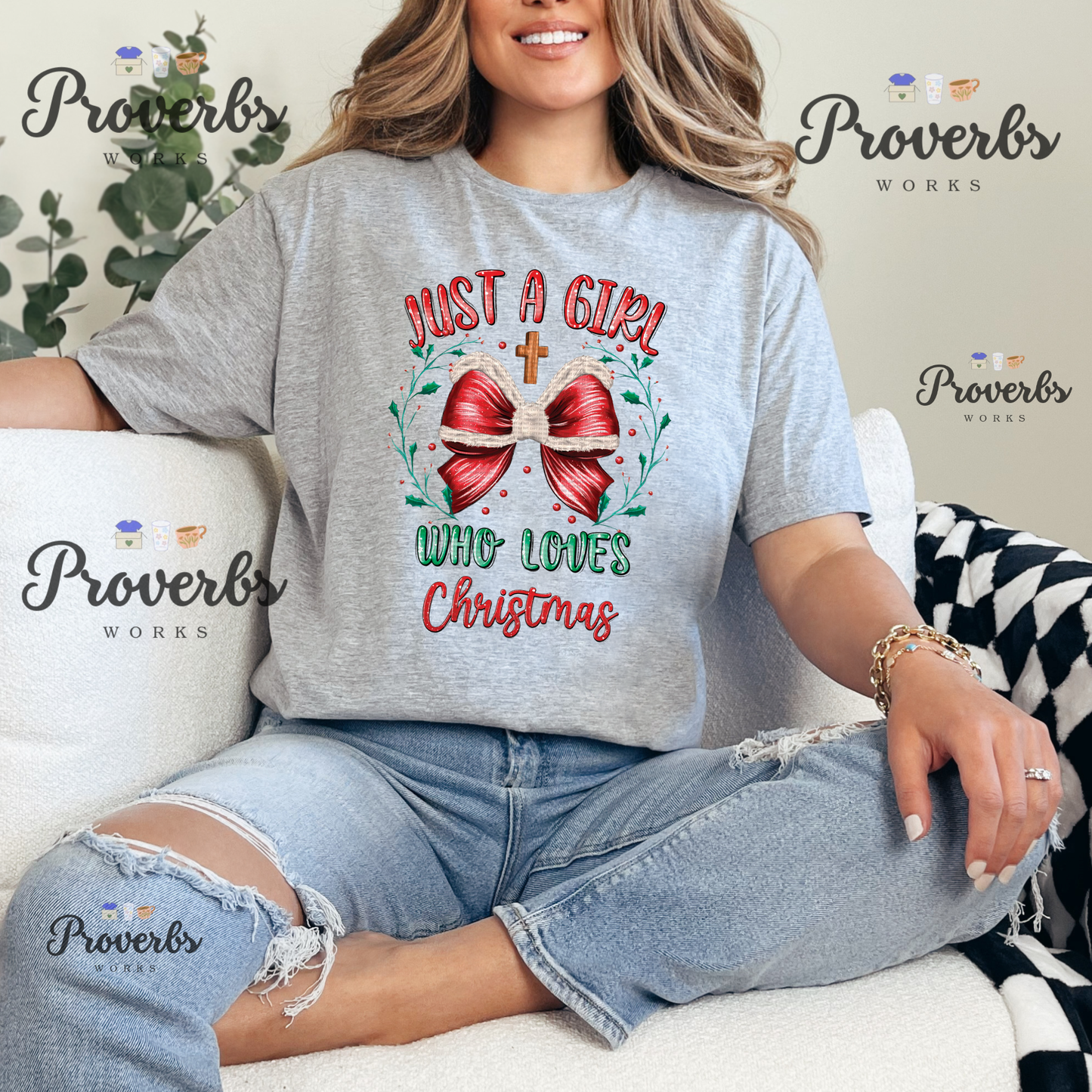 Just a Girl Who Loves Christmas T-Shirt