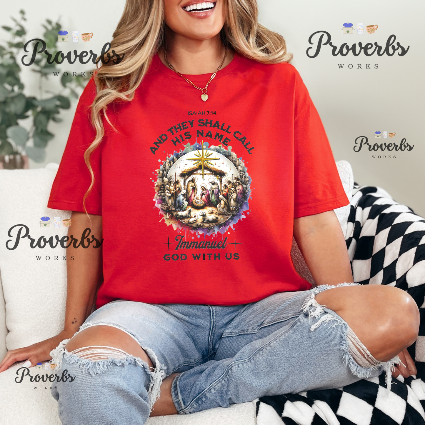 Immanuel God with Us T-Shirt