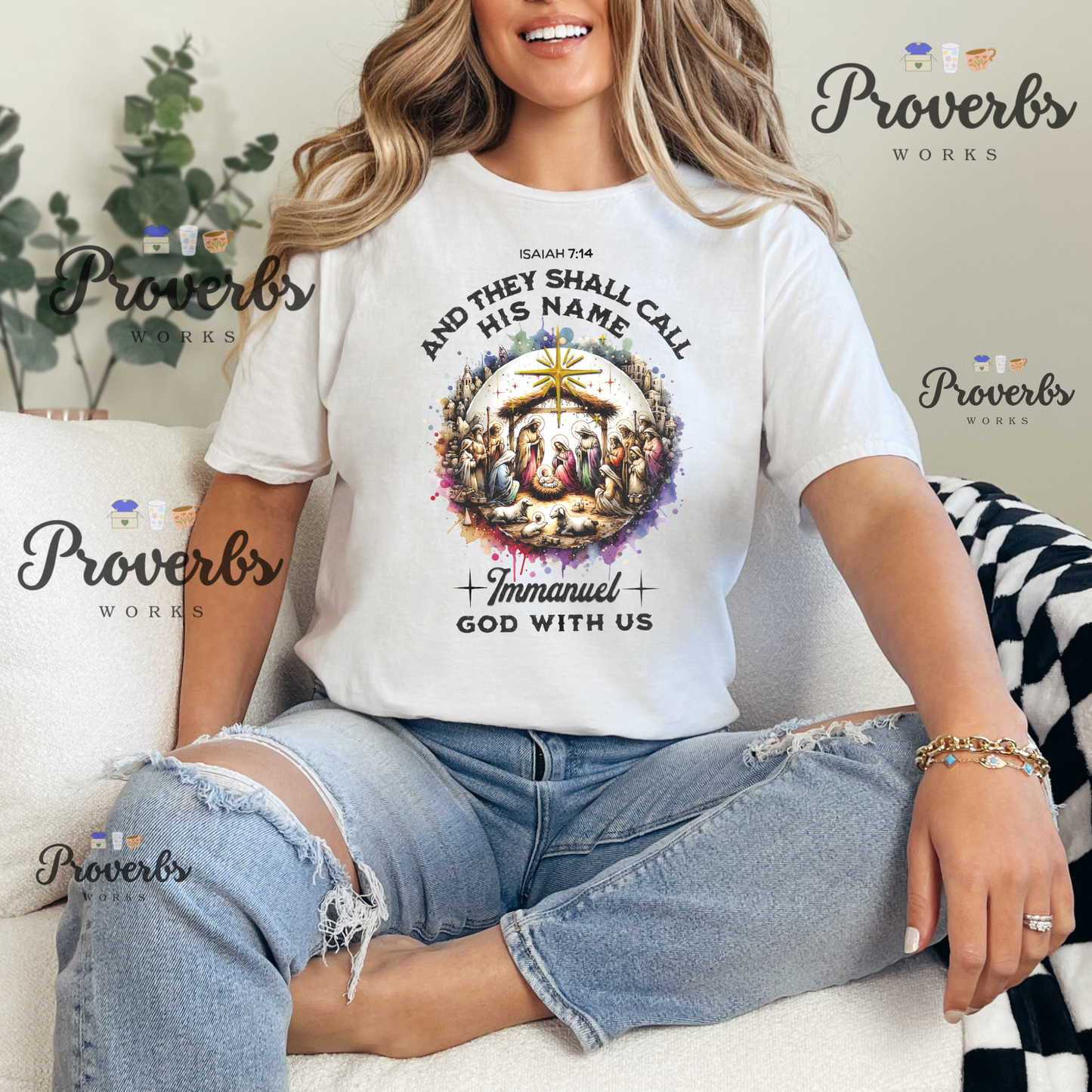 Immanuel God with Us T-Shirt