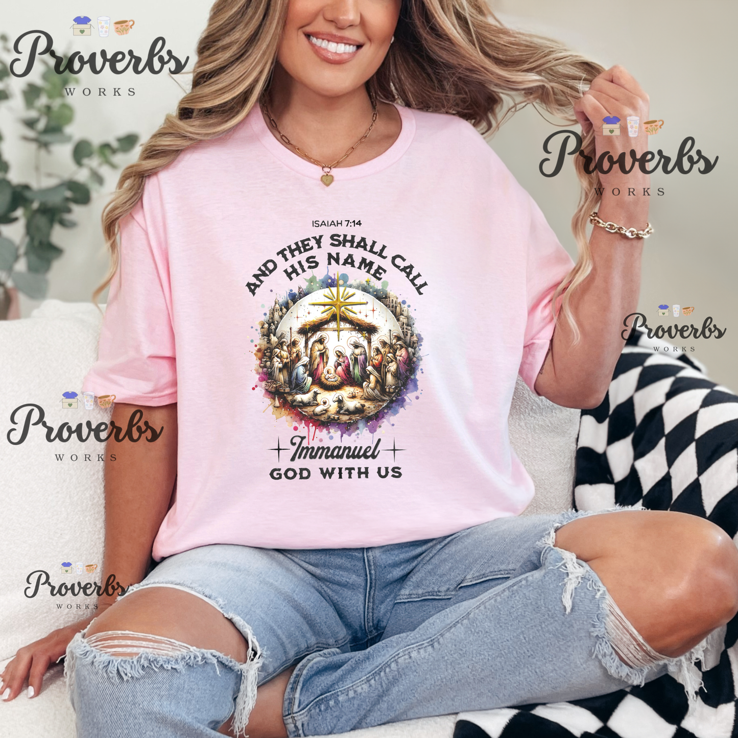 Immanuel God with Us T-Shirt