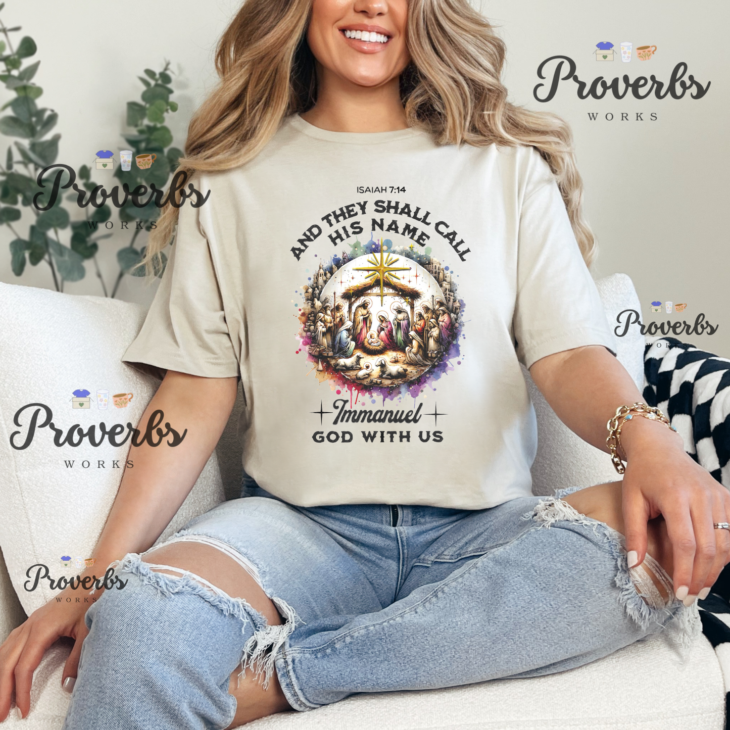 Immanuel God with Us T-Shirt