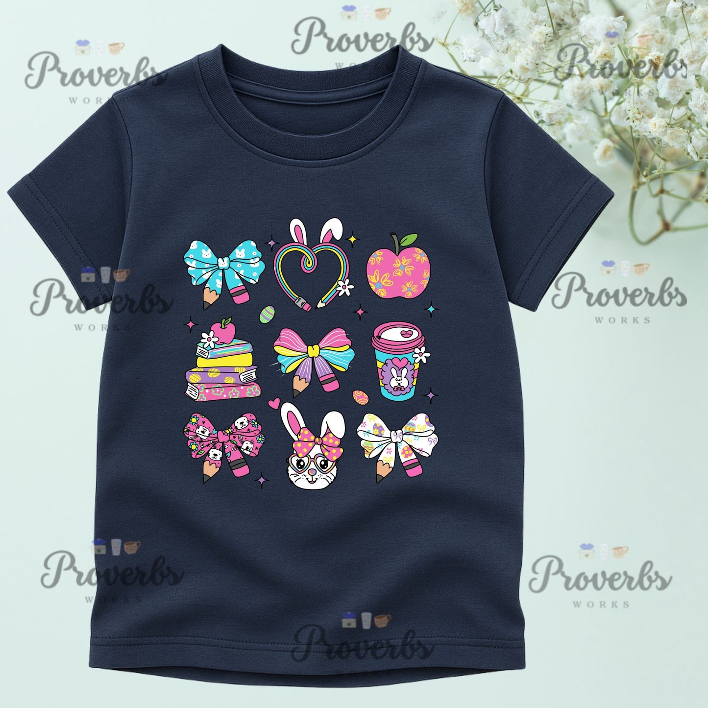 Easter School Bunny T-Shirt