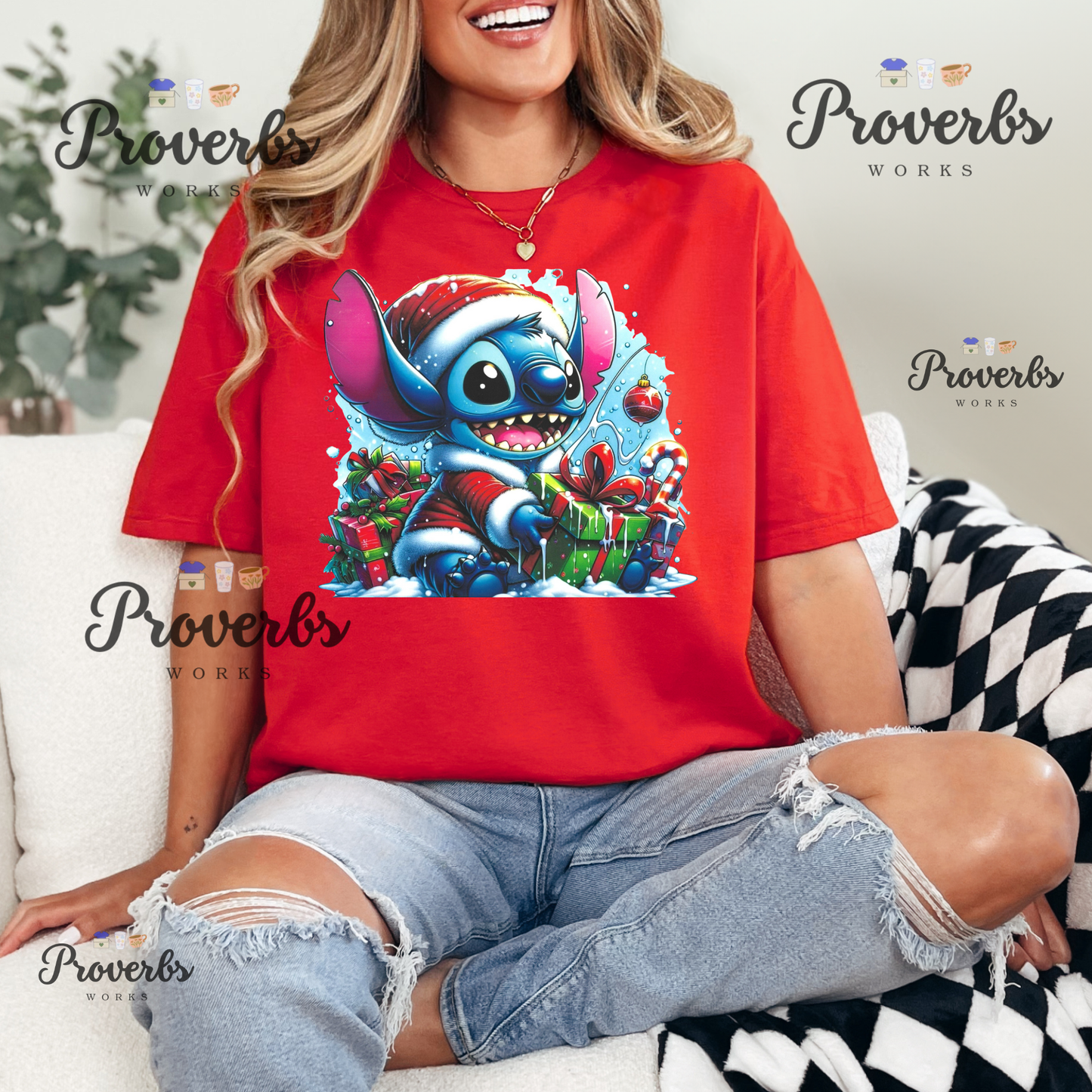 Blue Guy Christmas T-Shirt