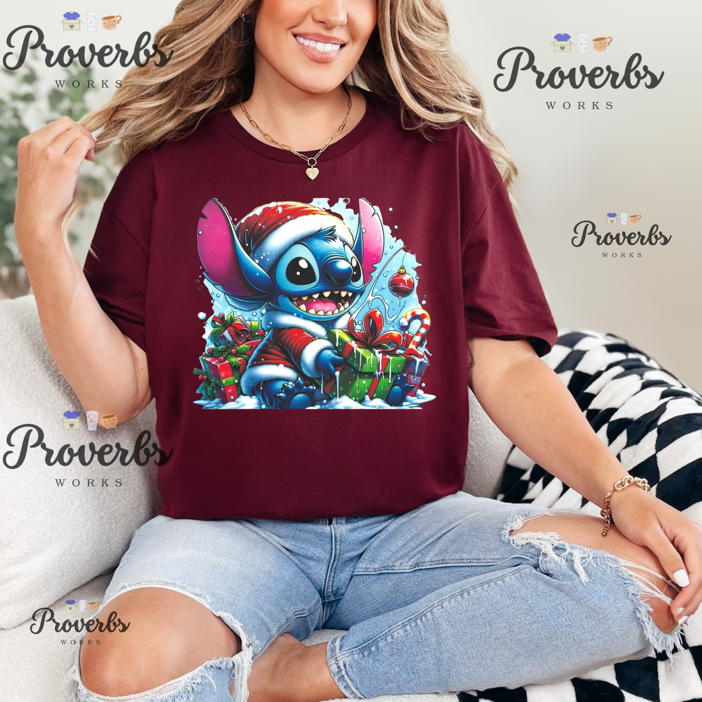 Blue Guy Christmas T-Shirt