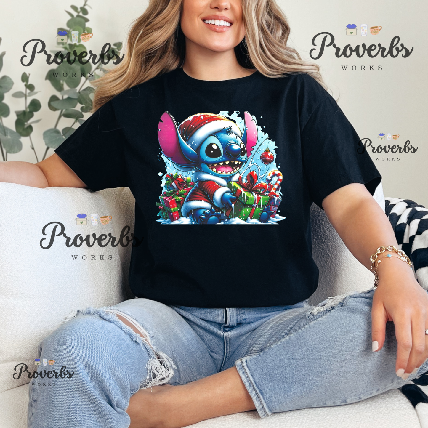 Blue Guy Christmas T-Shirt