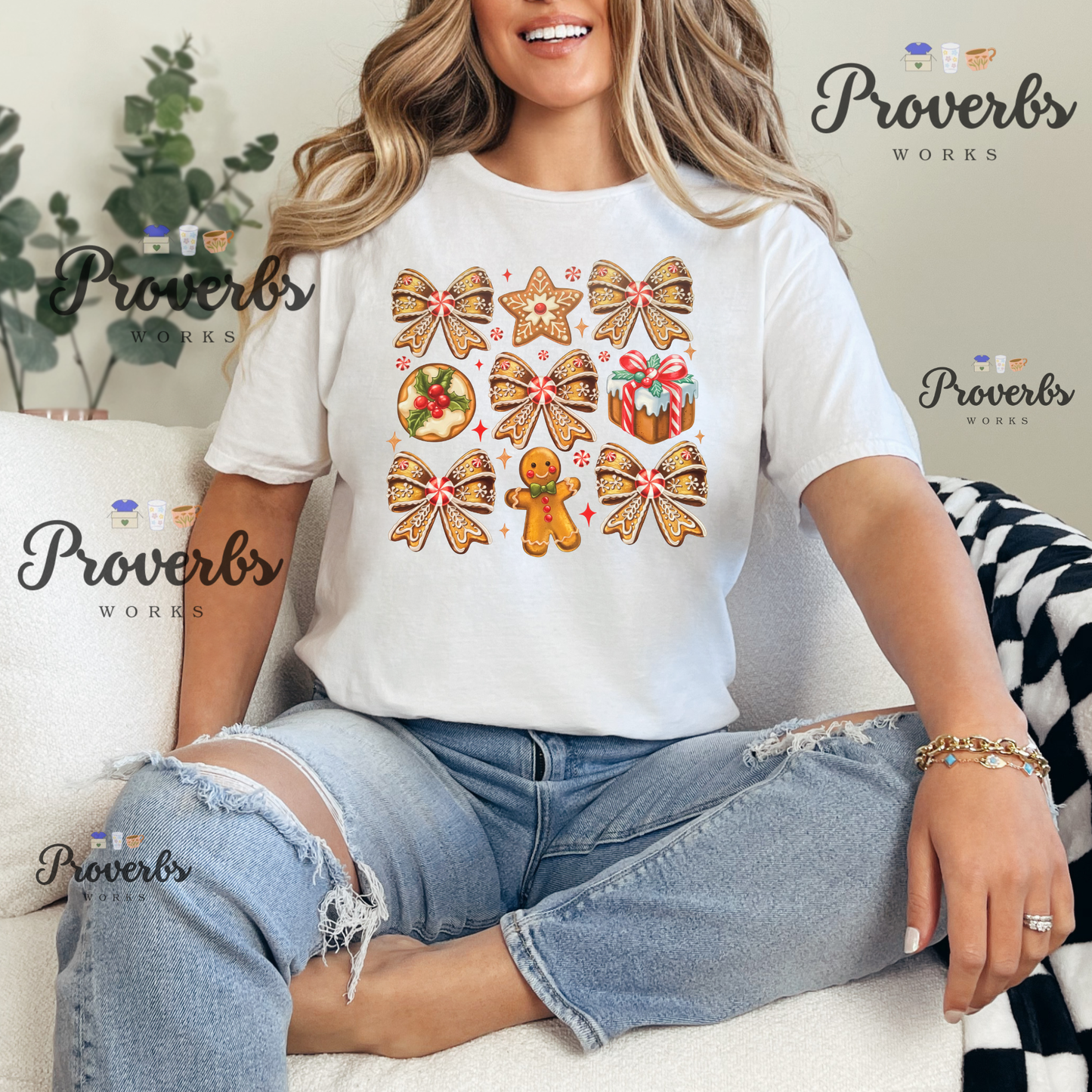 Gingerbread Bows T-Shirt