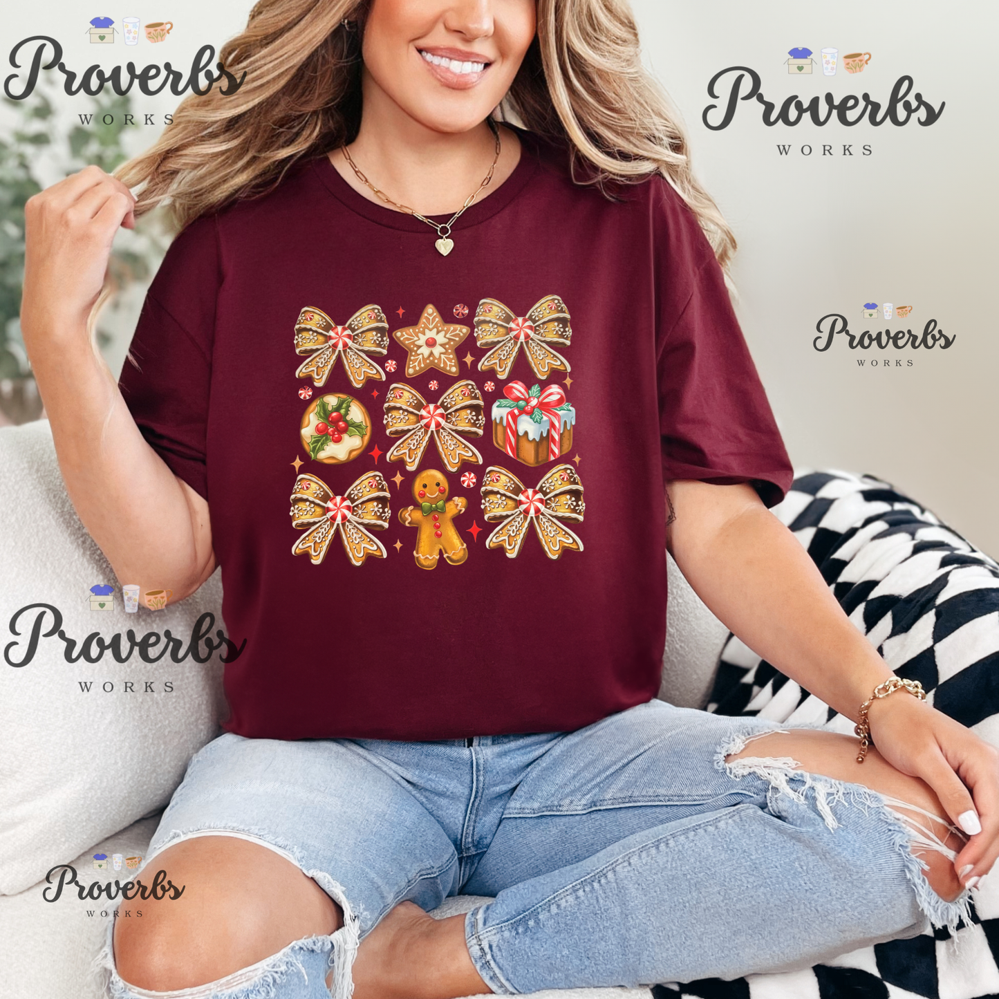 Gingerbread Bows T-Shirt