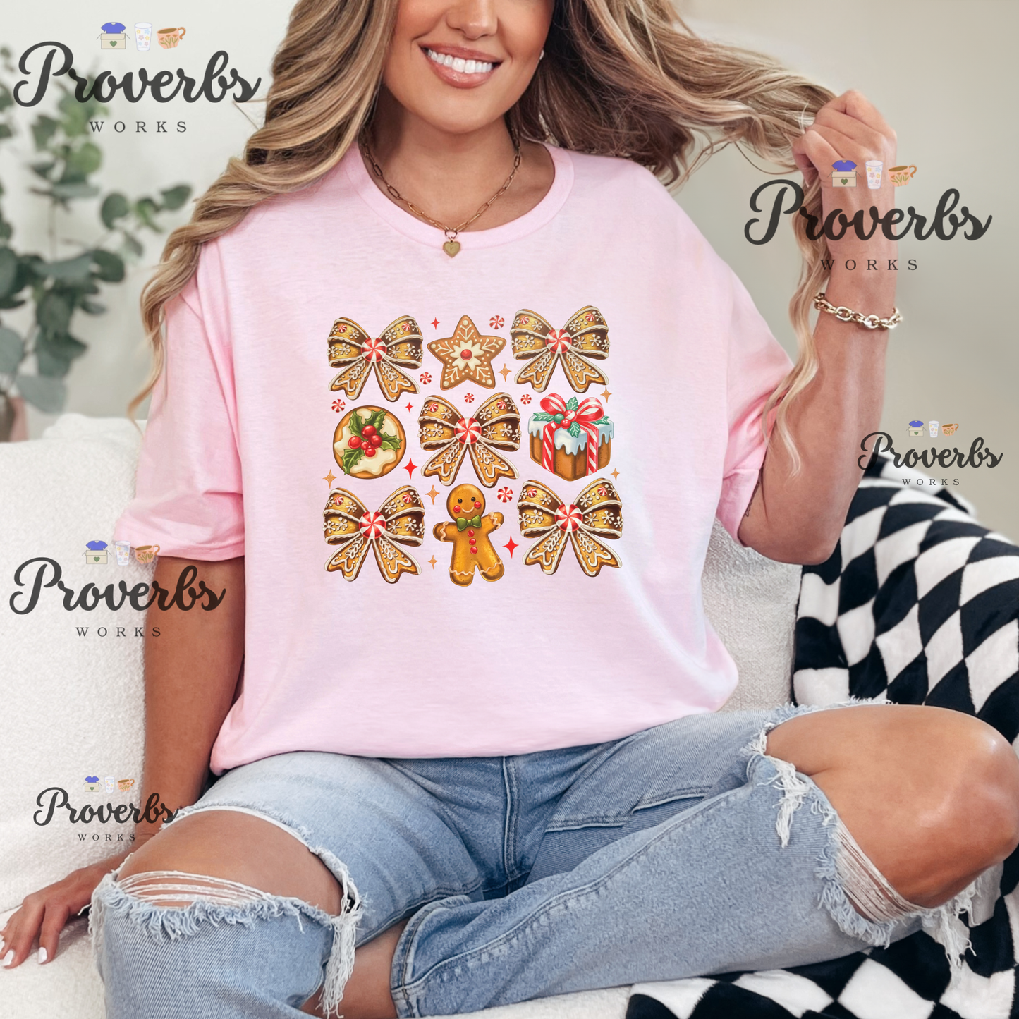 Gingerbread Bows T-Shirt