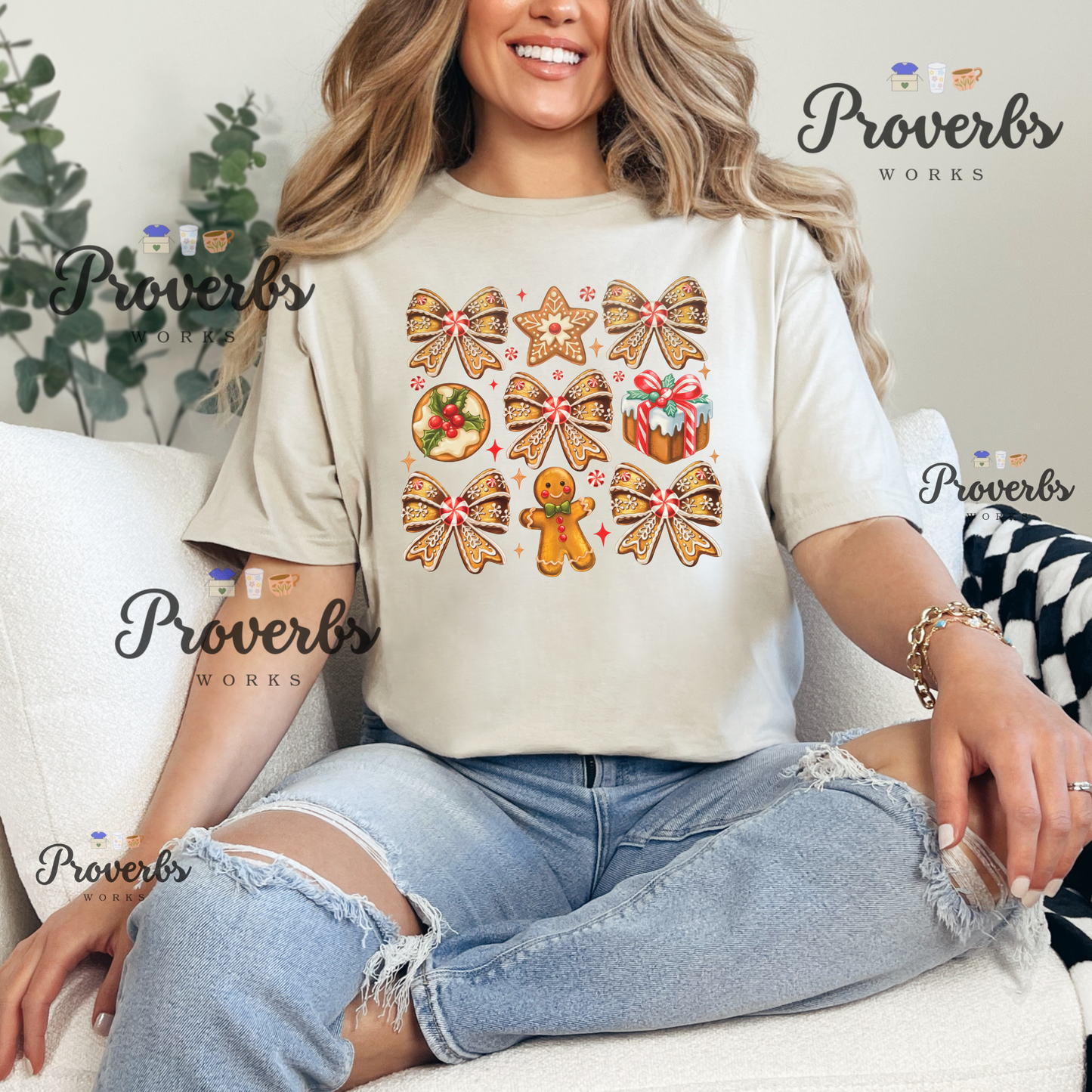 Gingerbread Bows T-Shirt