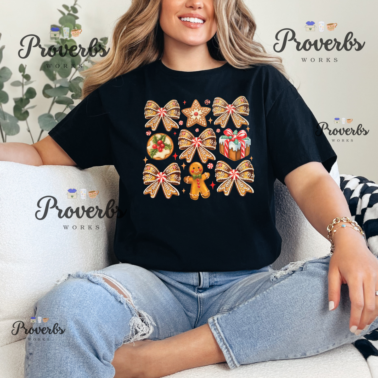 Gingerbread Bows T-Shirt