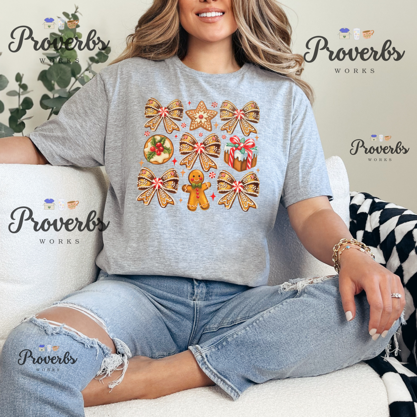 Gingerbread Bows T-Shirt