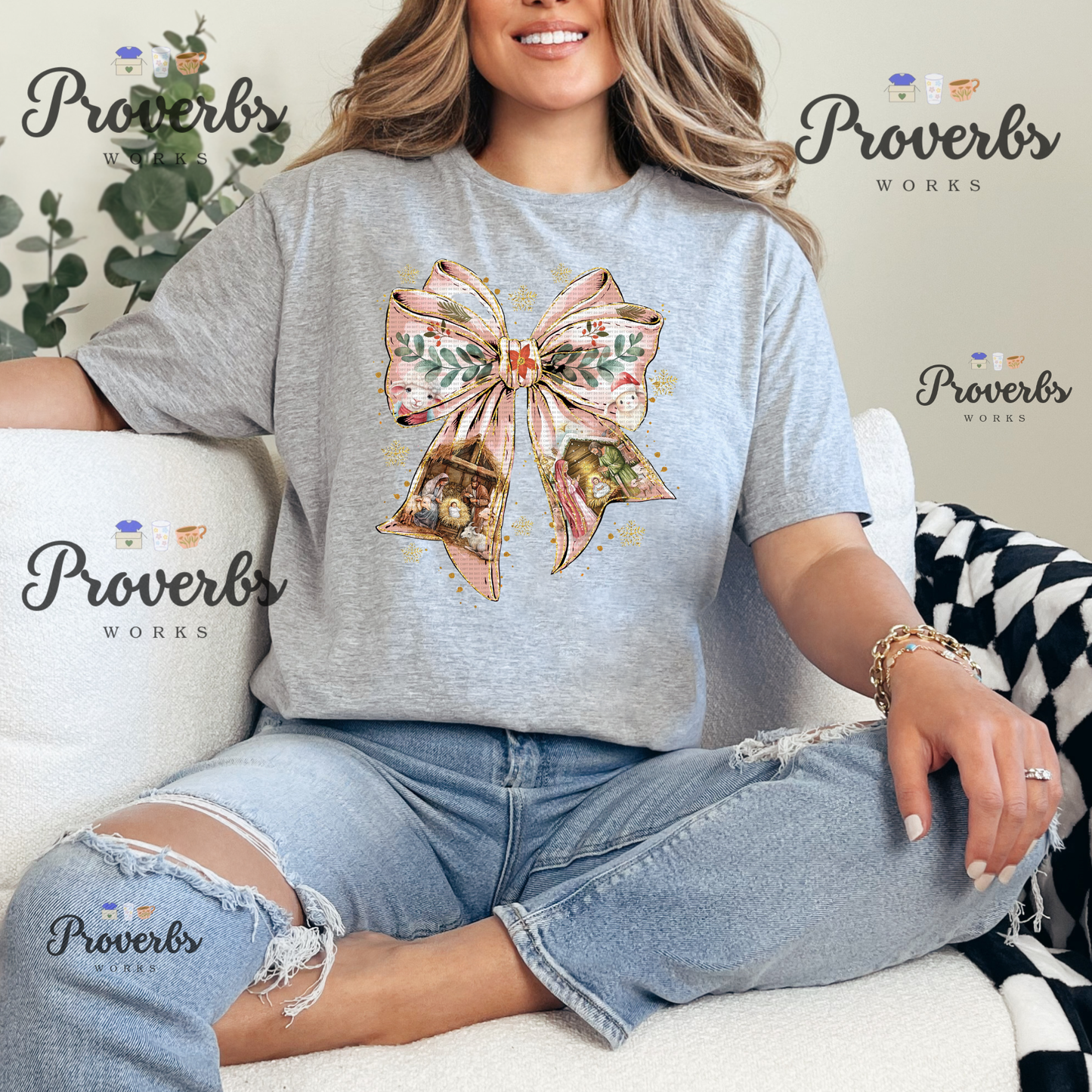 Nativity Bow T-Shirt