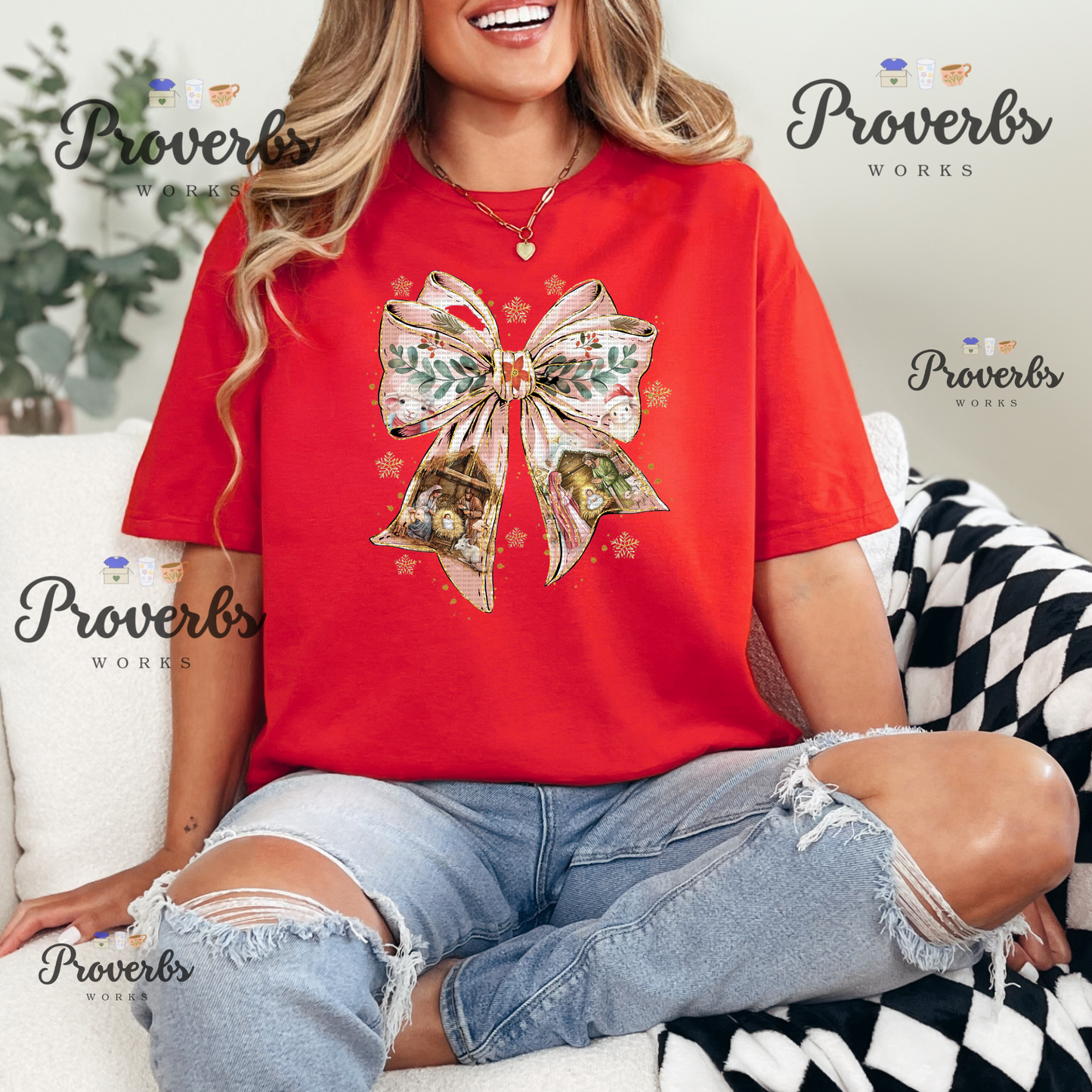 Nativity Bow T-Shirt