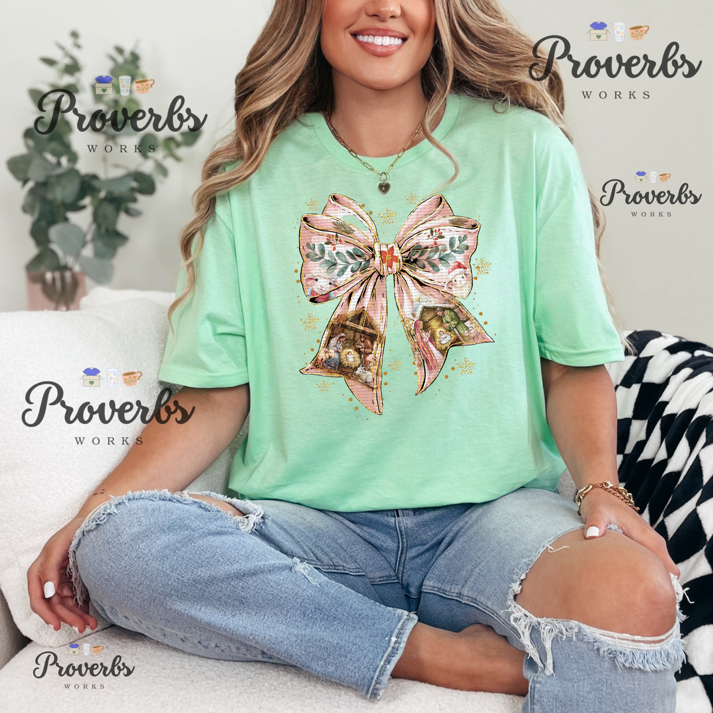 Nativity Bow T-Shirt