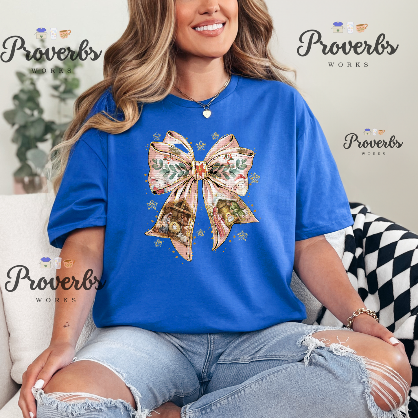 Nativity Bow T-Shirt