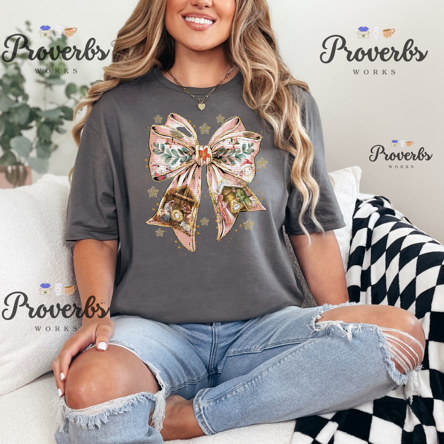 Nativity Bow T-Shirt