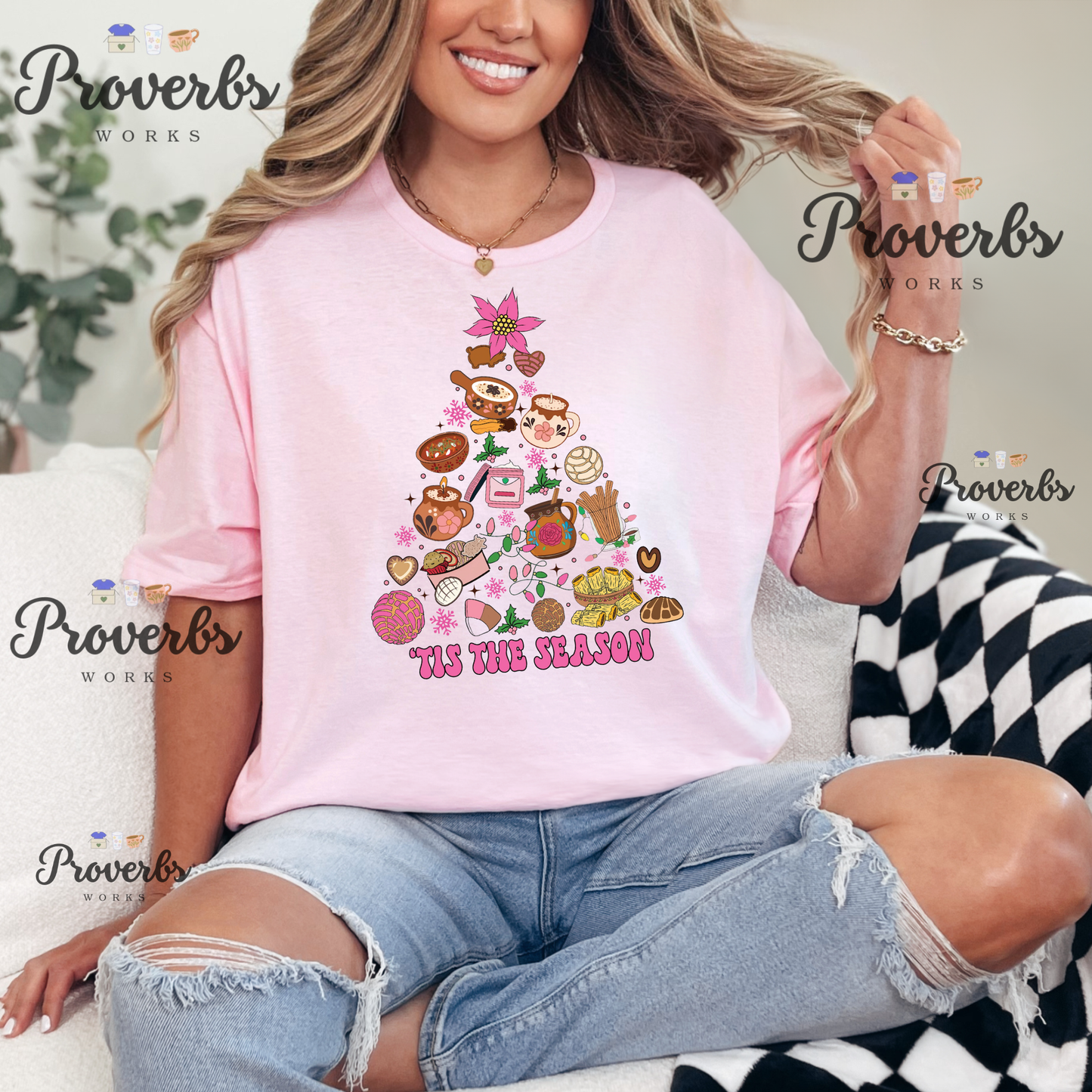 Tis The Season Pan Dulce Tree T-Shirt