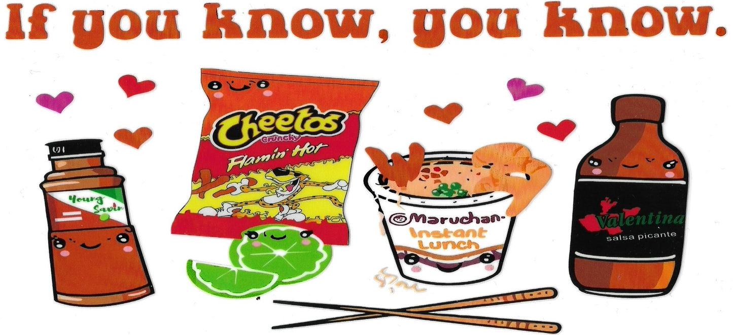 Spicy Snacks You Know Design