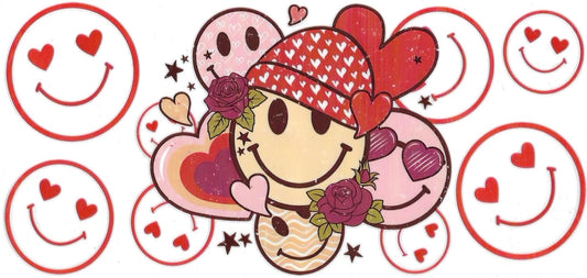 Red Smiley Lover Design